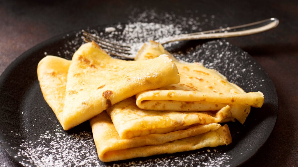 Porcija ukusnih palacinaka